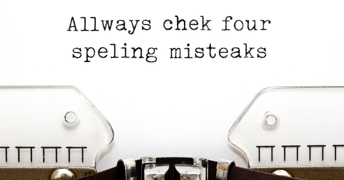 10 blogging mistakes - bad writing, grammar, and spelling